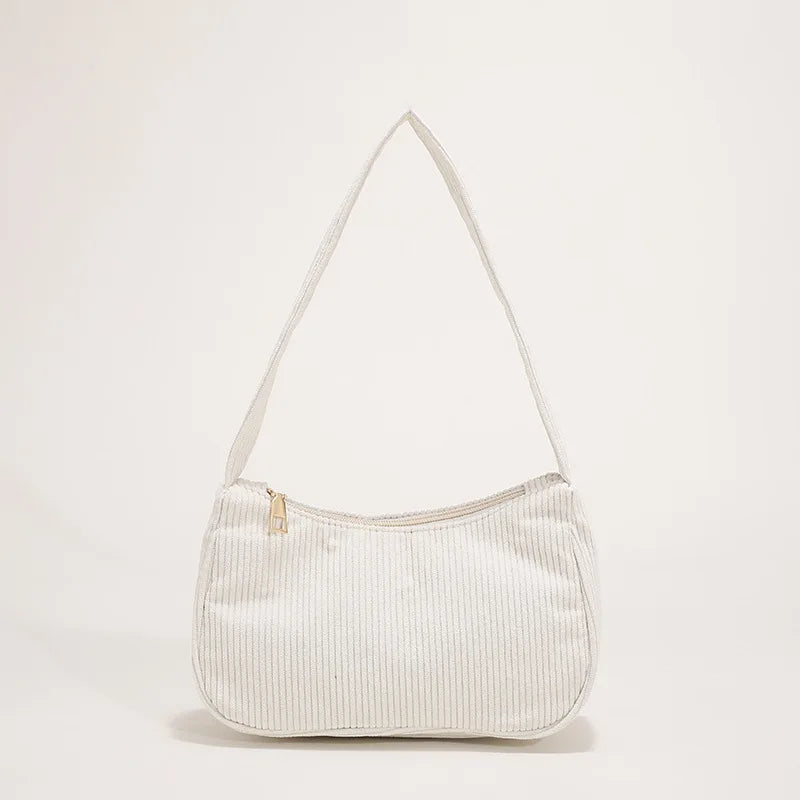 Winter Corduroy Underarm Bag Women Shoulder Bags