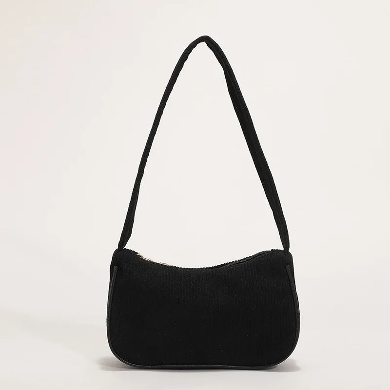 Winter Corduroy Women's Underarm Bag