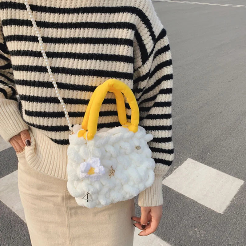 Winter Plush Bags Shoulder Tote Bag Ladies Crossbody Bolsa Feminina Bag
