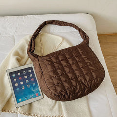 Winter Down Shoulder Bags Large Capacity Hobos Bag For Women