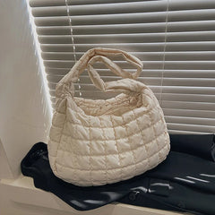 Winter Down Shoulder Bags Large Capacity Hobos Bag For Women
