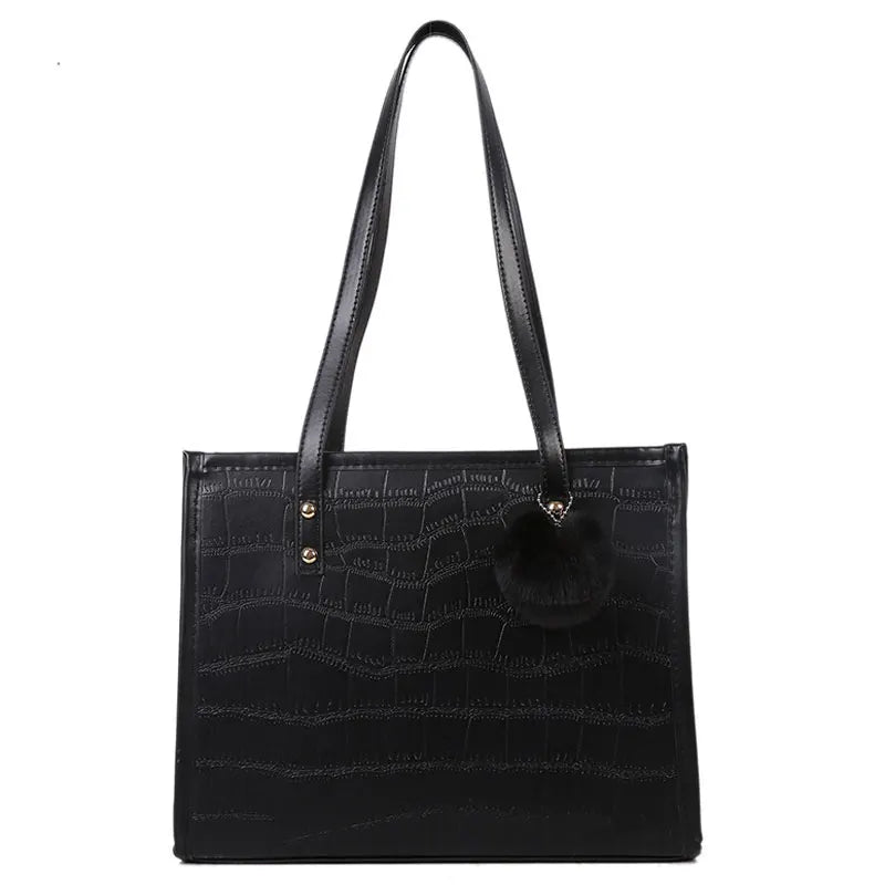 Winter Square Handbags For Women High Pu Leather Female Shoulder Bag Ladies Cros