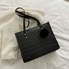 Winter Square Handbags For Women High Pu Leather Female Shoulder Bag Ladies Cros