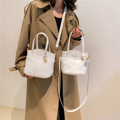 Winter Faux Fur Bucket Women's Shoulder Bags Clutch Bags Ladies Crossbody Bag