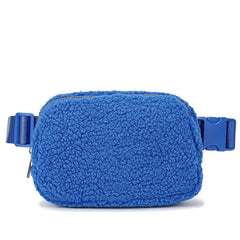Winter Fleece Waist Bag Sport Fanny Pack Running Belt Pouch Zip Mobile Phone Bag