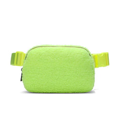 Winter Fleece Waist Bag Sport Fanny Pack Running Belt Pouch Zip Mobile Phone Bag