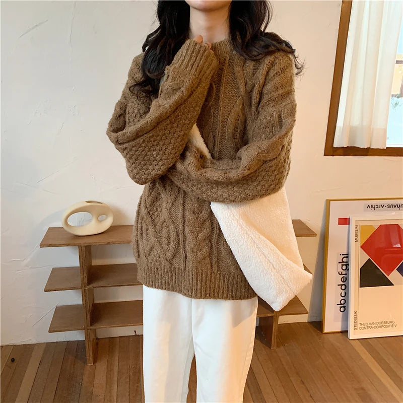 Winter Lamb Faux Fur Shoulder Bag Soft Plush Messenger Bag