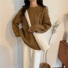 Winter Lamb Faux Fur Ladies Shoulder Bag Soft Fluffy Plush Women Messenger Bags
