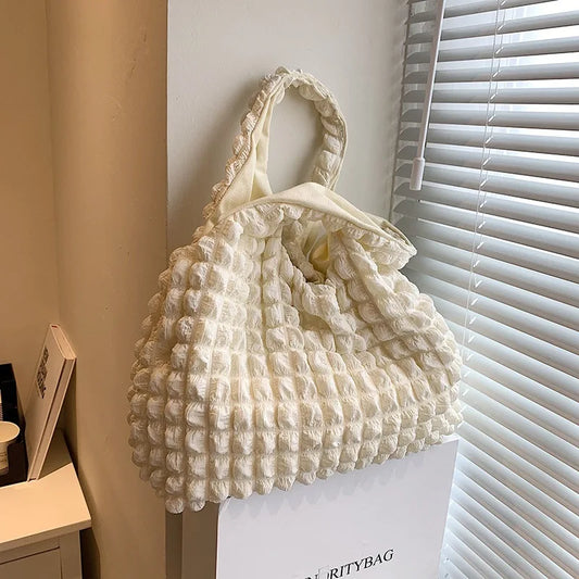 Winter Large Shoulder Bag Solid Underarm Hobos Bag For Women