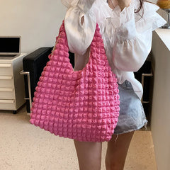 Winter Large Shoulder Bag Solid Underarm Hobos Bag For Women