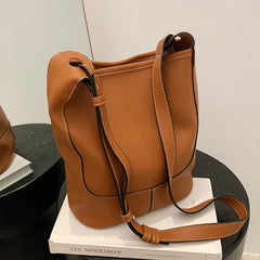 Winter Large Capacity Vintage Leather Handbag Tote Bag