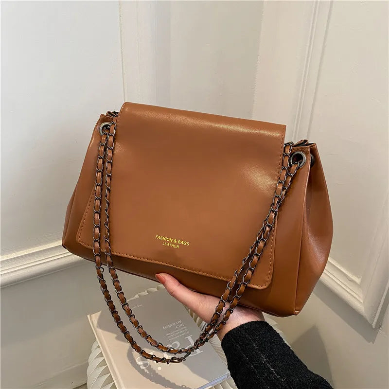Vintage Crossbody Bag for Women Winter Large Capacity