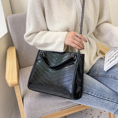 Winter Large Shoulder Bag Women Travel Bags Leather Pu Quailty Bag