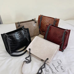 Winter Large Shoulder Bag Women Travel Bags Leather Pu Quailty Bag