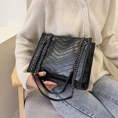 Winter Large Shoulder Bag Women Travel Bags Leather Pu Quailty Bag