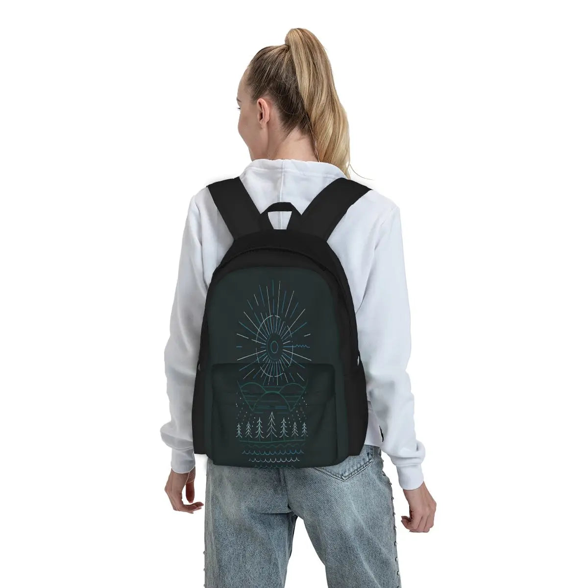 Winter Moon Backpacks Men's Backpacks Bags For Women