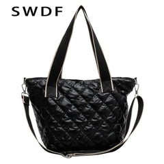 Women's Winter Shoulder Bag Large Capacity Crossbody Tote Handbag