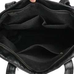Winter PU Leather Zipper Handbags Large Capacity Shoulder Crossbody Bags