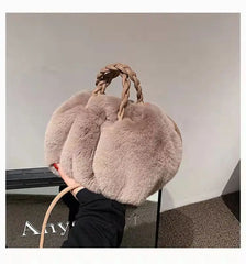 Winter Plush Cloud Crossbody Bag for Women