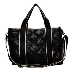 Winter Down Shoulder Bag Large Capacity Shopper Tote Handbag for Women
