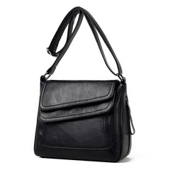 Soft Leather Handbags Women's Messenger Shoulder Crossbody Bags