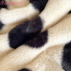 Winter Top-handle Bags Large Capacity Soft Plush Shopping Bag Love Heart Fluffy