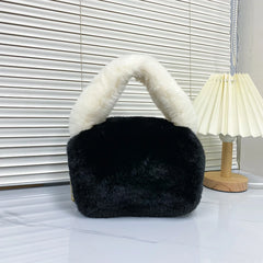 Winter Totes Chain Faux Fur Women's Shoulder Bags Clutch Bags Ladies