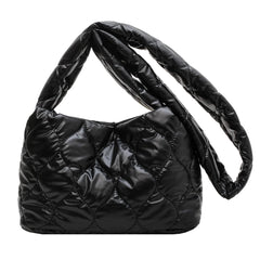 Winter Women Shoulder Bag Space Cotton Handbag Female Large Capacity Tote Bags