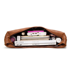 Winter Vintage Soft Leather Tote Bag For Women Style Shoulder Bags