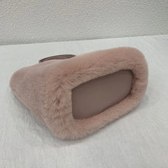 Winter Warm Fur Bags Shoulder Bag Faux Fur Handbags Tote Bag Purse