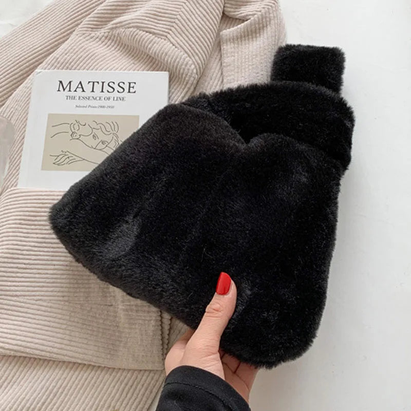 Winter Warm Fur Shoulder Tote Bag Ladies Bolsa Feminina
