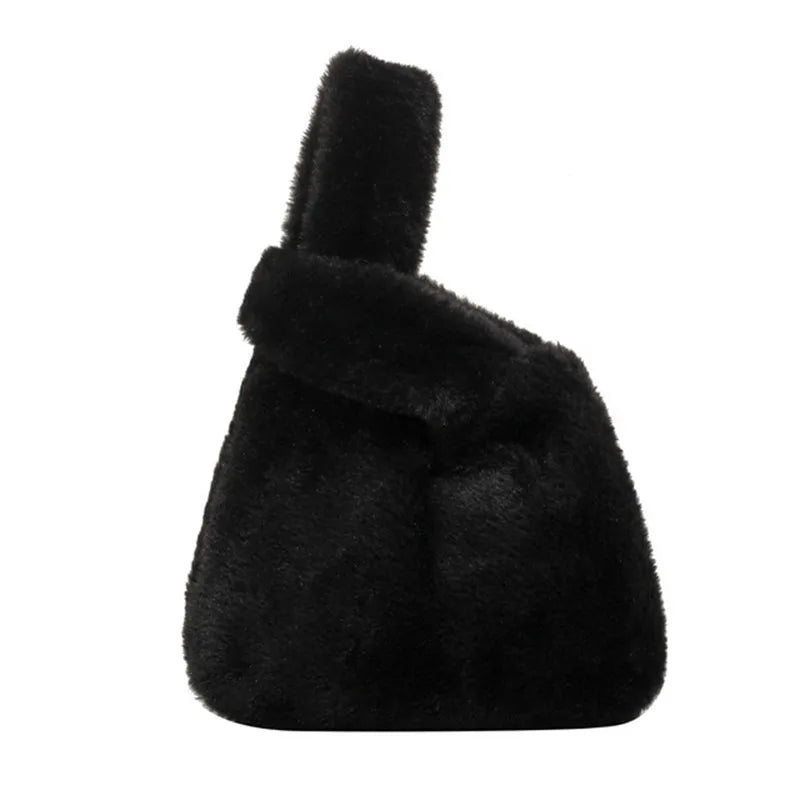 Winter Warm Fur Shoulder Tote Bag Ladies Bolsa Feminina