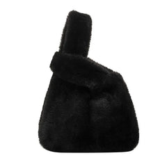 Winter Warm Fur Shoulder Tote Bag Ladies Bolsa Feminina