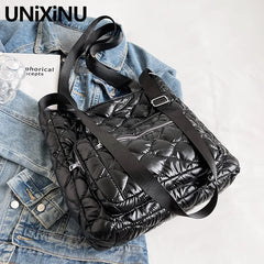 Winter Warm Women's Shoulder Bag Quilted Crossbody Bags for Women