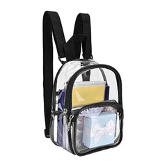 Winter Women Backpack Transparent School Book Bag for Teenager