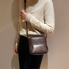 Winter Women Furry Lambswool Crossbody Bags Soft Leather Mini Shoulder Bags