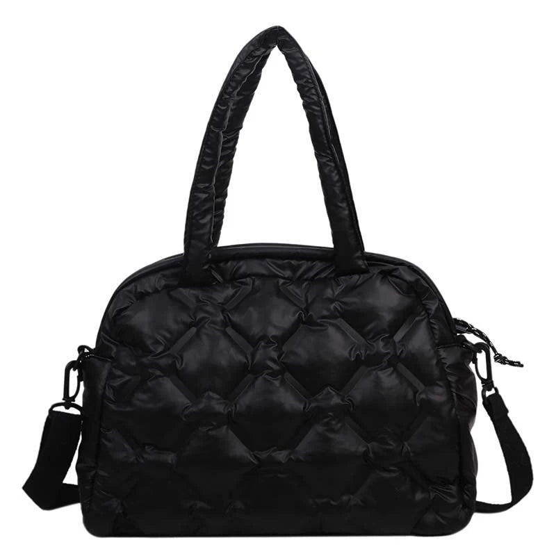 Winter Large Capacity Shoulder Bag for Women Waterproof Nylon