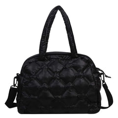 Winter Large Capacity Shoulder Bag for Women Waterproof Nylon