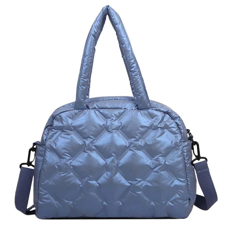 Winter Large Capacity Shoulder Bag for Women Waterproof Nylon