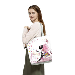 Eco Reusable Shopping Bags Women Large Tote Bags Handbags Pattern Shoulder Bag