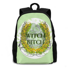 Nature Witch Backpack - Ivy Leaves Print - Men Women Teenagers Girls Bags