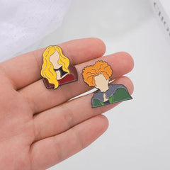 Witches Pins Christmas Horror Night Alloy Enamel Lapel Pin Brooch