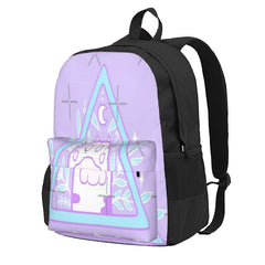 Witchy Cat Paw 01 Nikury Backpacks Men's Backpacks Bags For Women
