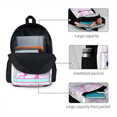 Witchy Cat Paw 02 Nikury Backpacks Retro Male School Bag