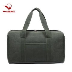 Wobag Travel Duffle Bag Gym Luggage Canvas Weekend Bag