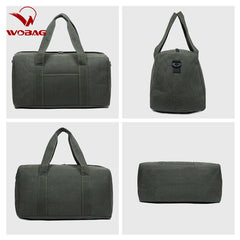 Wobag Travel Duffle Bag Gym Luggage Canvas Weekend Bag