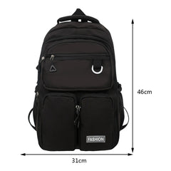 Large Capacity Waterproof Nylon Backpack for Teenage Girls Boys