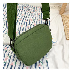 Canvas Small Square Cartoon Fairy Messenger Bag