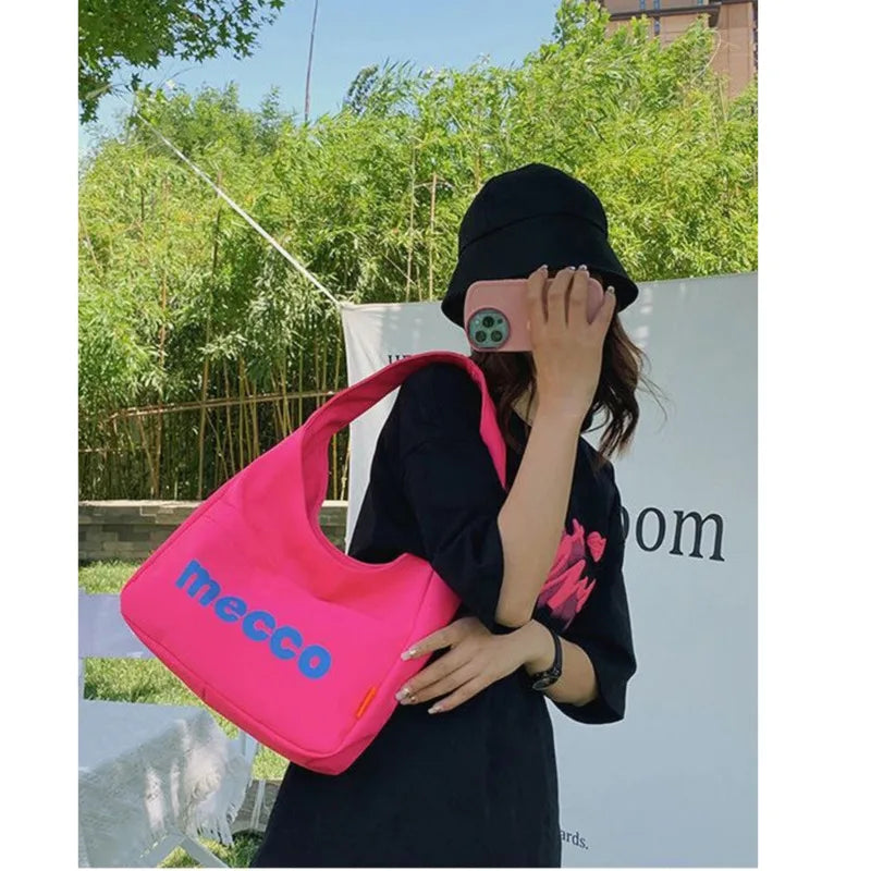 Women's Large Capacity Shoulder Bag Letter Tote Bags