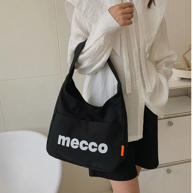 Women's Large Capacity Shoulder Bag Letter Tote Bags